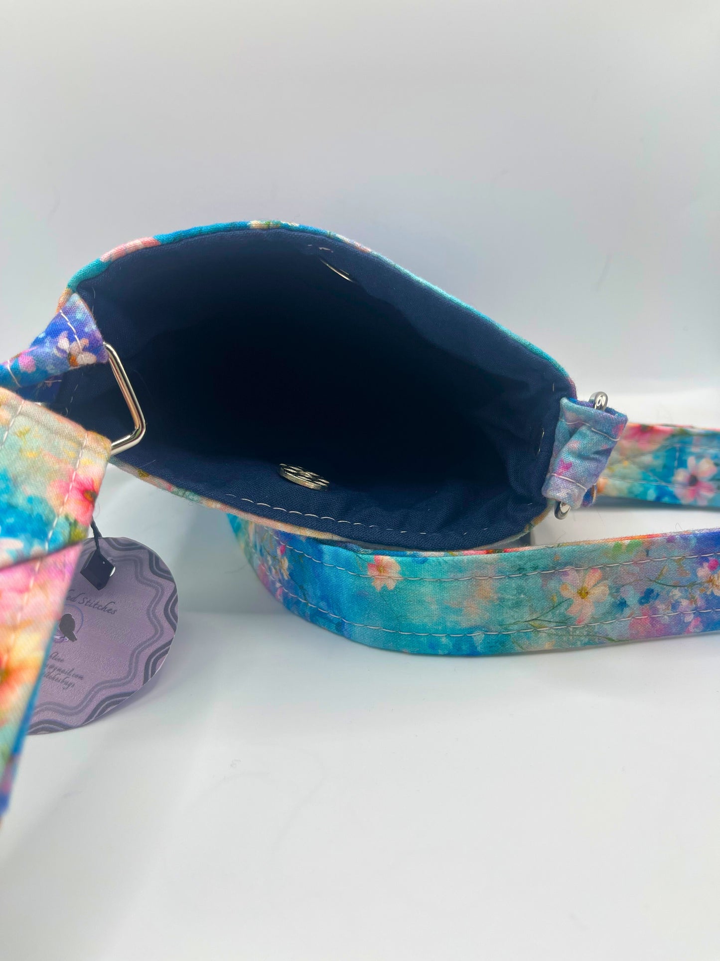 Iris Phone Sling- Flowers in Watercolor