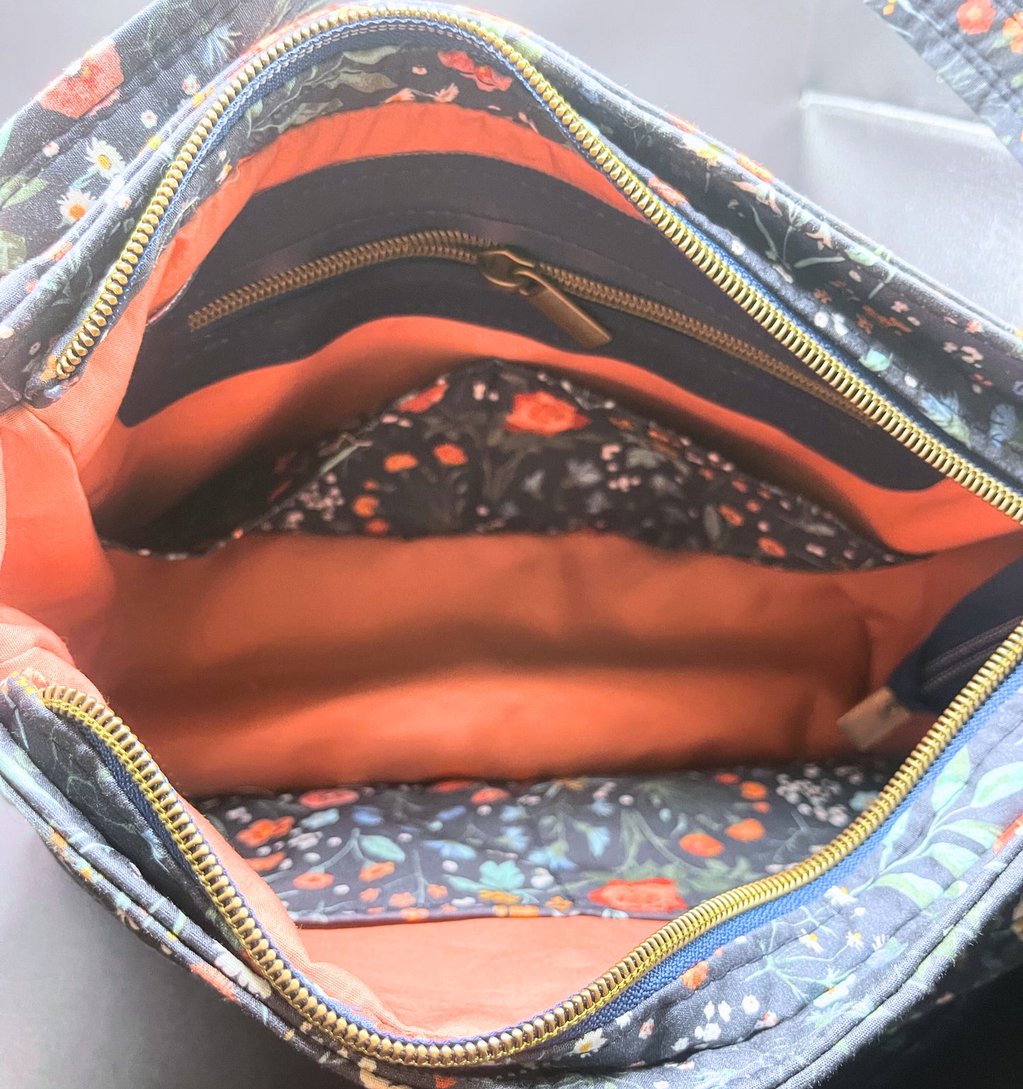 Alanna Crossbody- Springtime Blues