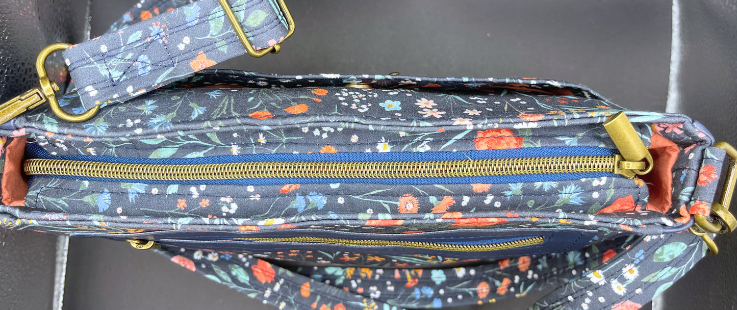 Alanna Crossbody- Springtime Blues