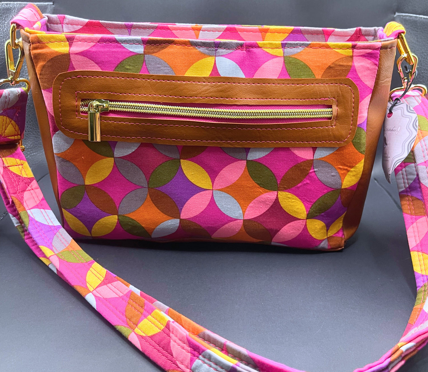 Alanna Crossbody- Abstract is a State of Mind