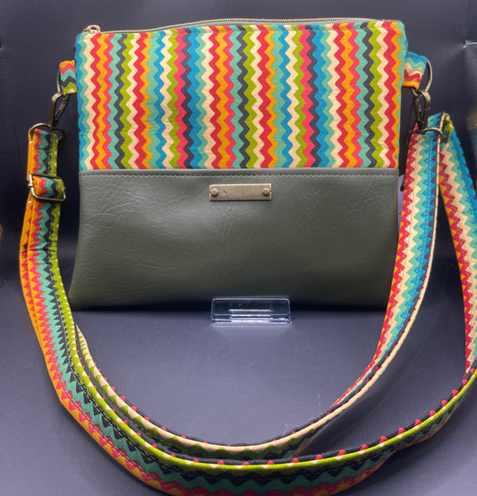 Alyssa Crossbody- Stripes? Never Heard of Her