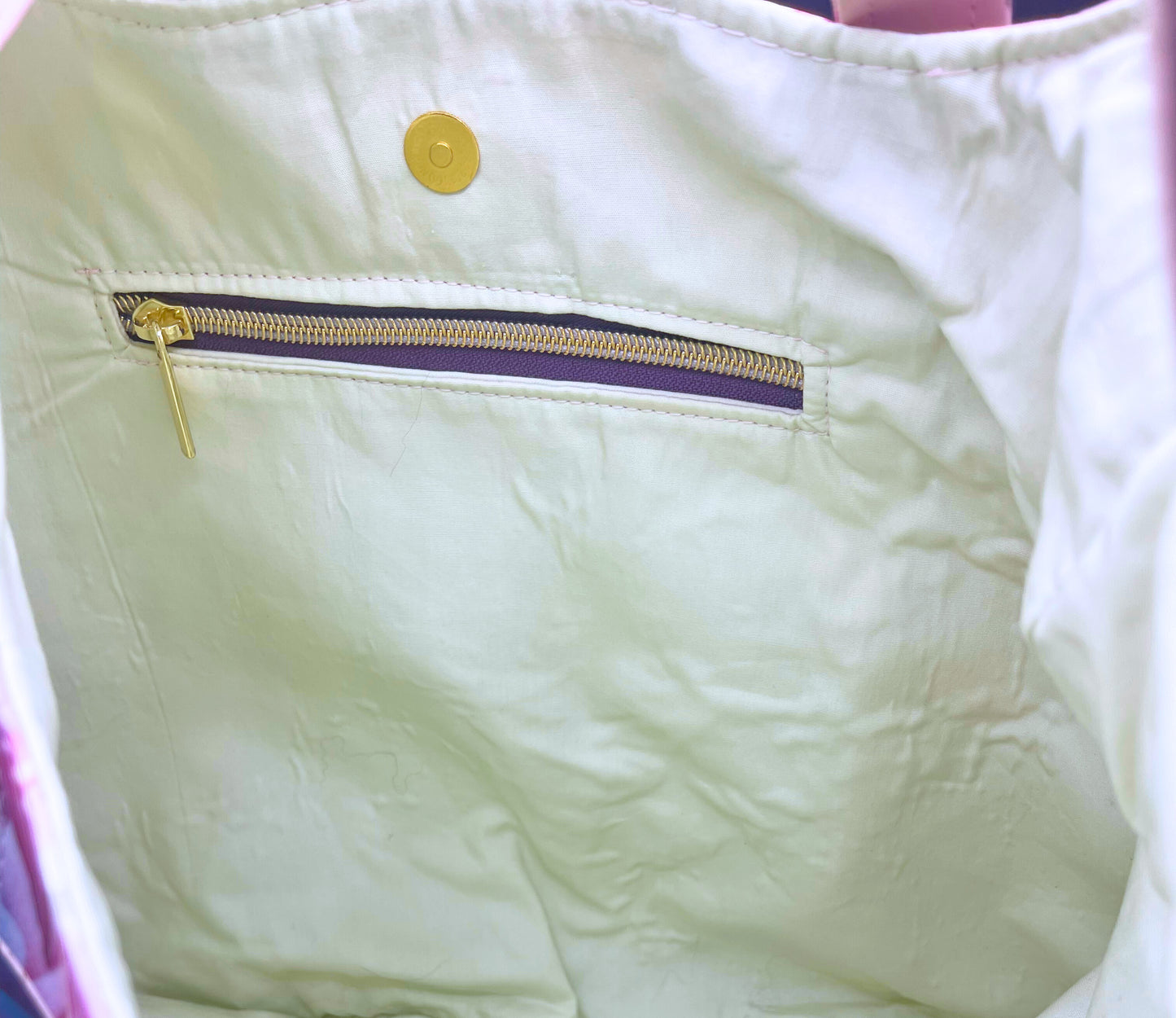 Calypso Shoulder Bag- Roses are Pink, Roses are Purple...