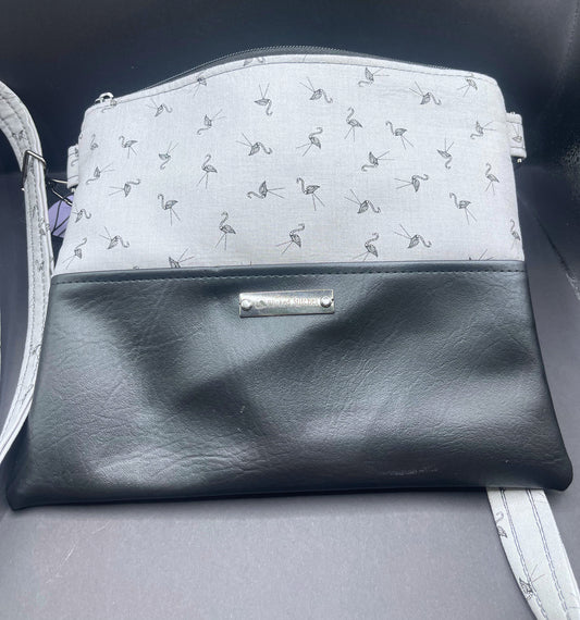 Alyssa Crossbody-  Is Your Flamingo Okay?