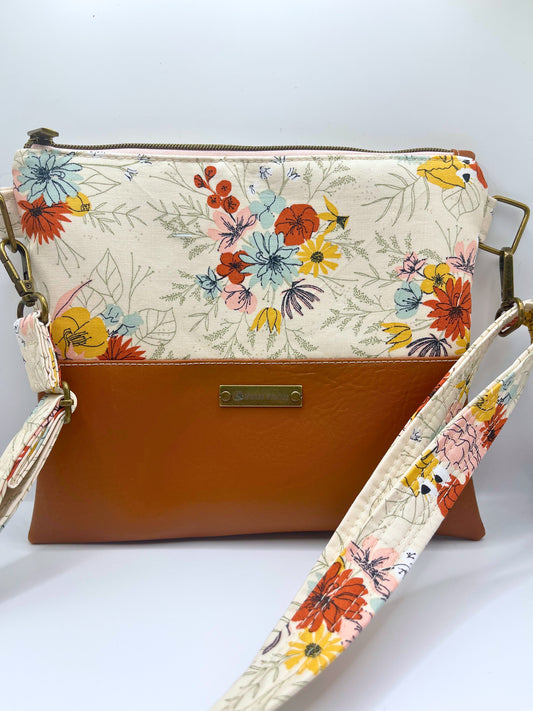 Alyssa Crossbody- Sprigs of Spring