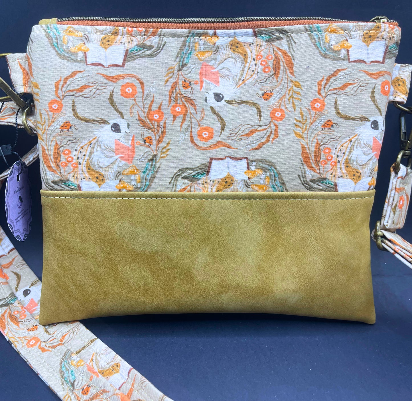 Alyssa Crossbody- Lunar Digest in Suede