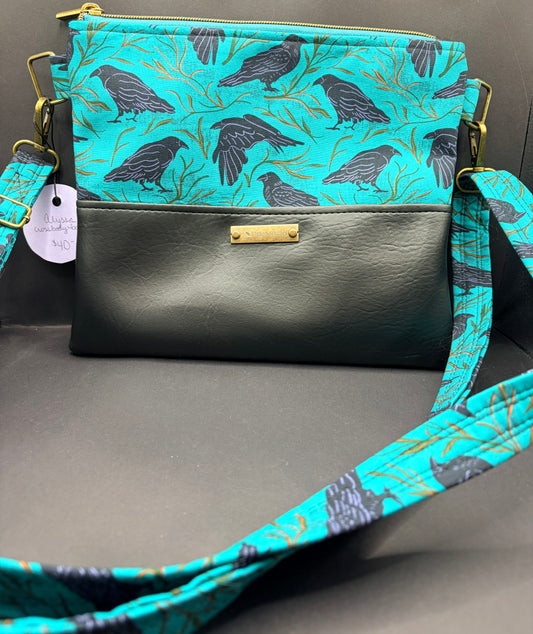 Alyssa Crossbody- Quoth the Raven