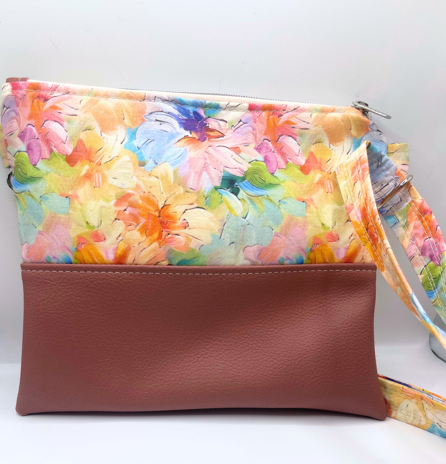 Alyssa Crossbody- Pastel Blooms