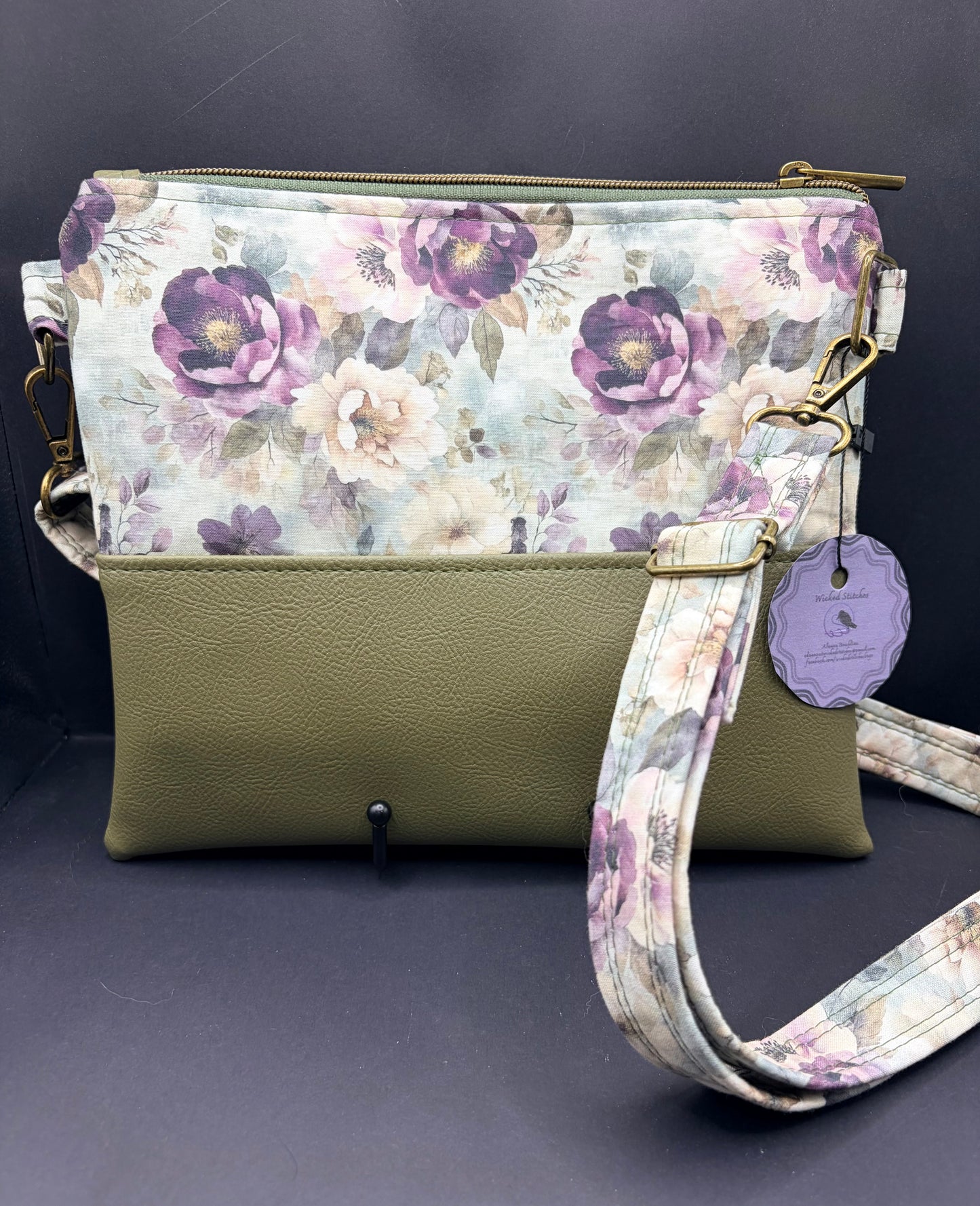 Alyssa Crossbody- Nana's Tablecloth