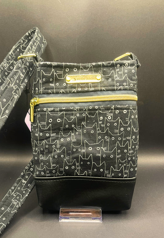 Iris Phone Sling- Feline Frenzy