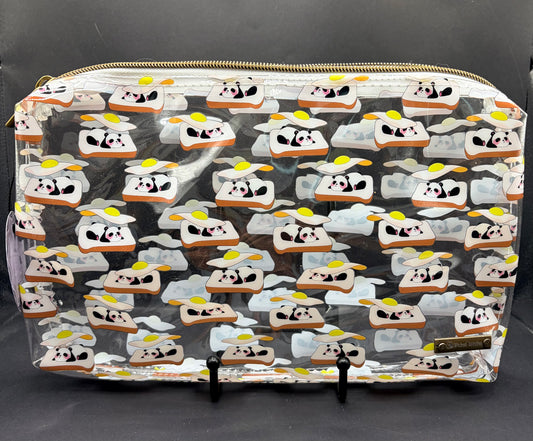 Jelly Pouch- Clear Panda Lg.