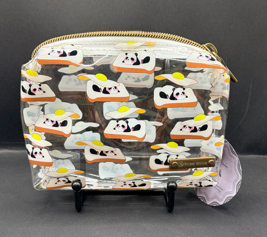 Jelly Pouch- Clear Panda Sm.